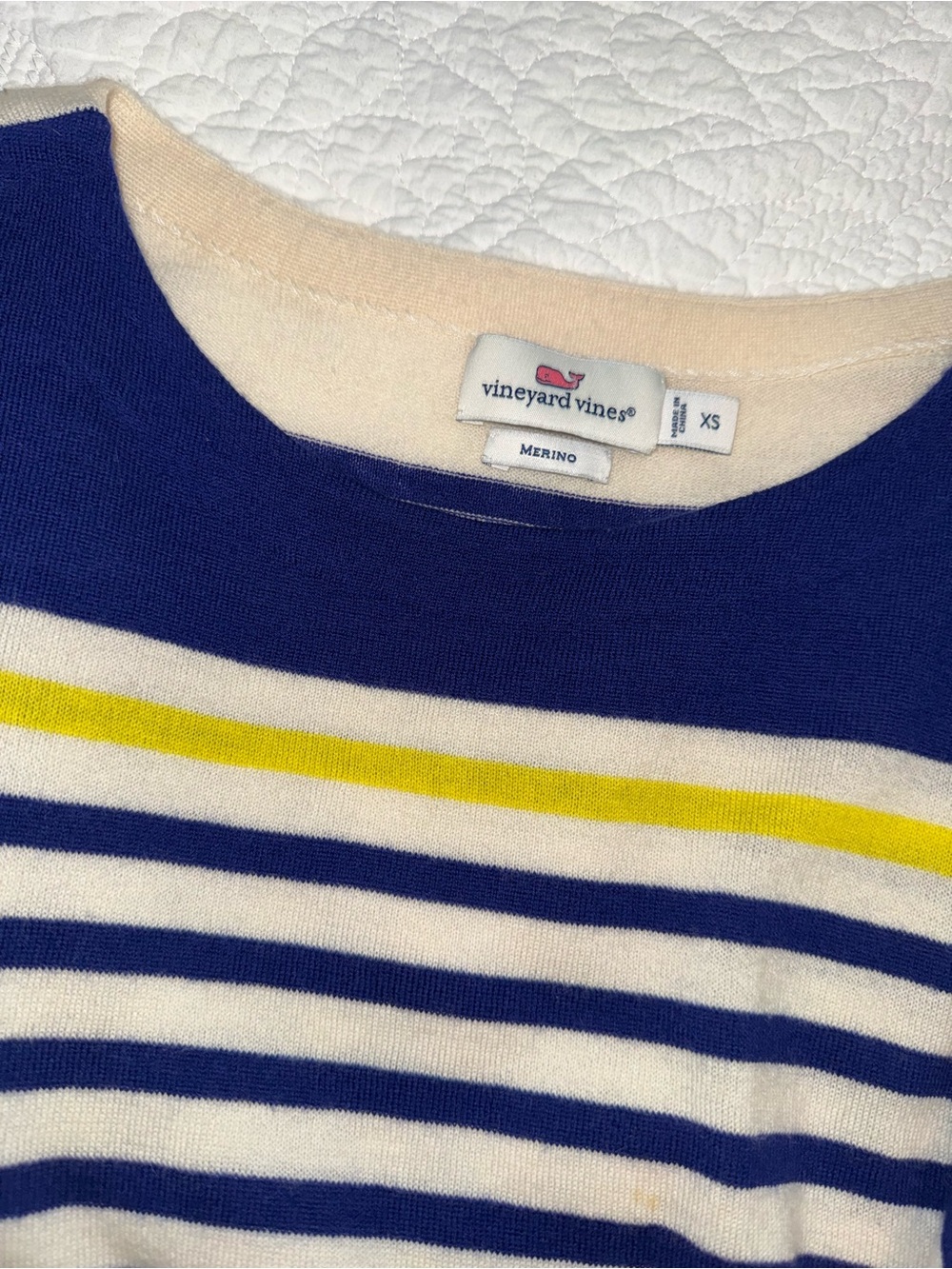 Vineyard Vines 100% Merino Wool Boatneck Sweater